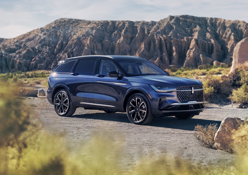 A 2024 Lincoln Nautilus® SUV is parked in a desert national park. | Cavalier Lincoln in Chesapeake VA